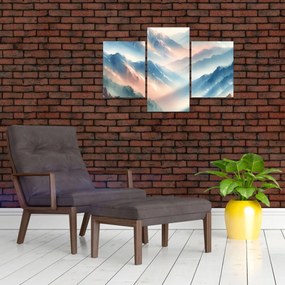 Tablou - Acuarelă munți (90x60 cm)