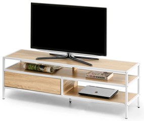 Masă TV Soren Rtv (sonoma + alb). Promo -6%. 1111730