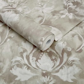 Tapet Ornamenta, Sand Neutral Luxury Damask, 1838 Wallcoverings, 5.3mp / rola