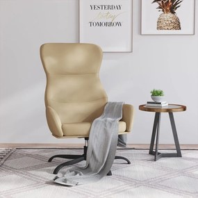 341090 vidaXL Scaun de relaxare, cappuccino, piele ecologică