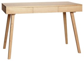 Birou cu aspect de lemn de stejar 57x120 cm Tripple – Hübsch