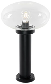 Lampă de exterior modernă de tip stâlp neagră 50 cm - Elly