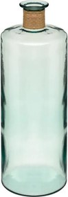 Vaza din sticla reciclata, 75 cm, verde