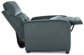 Scaun reclinabil Lennox Velvet, verde
