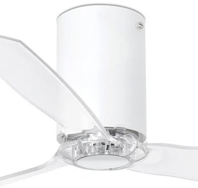 Ventilator de tavan FARO 32039 MINI TUBE VENTIL transparent d. 128 cm + telecomandă