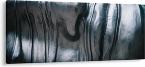 Tablou - Fața din oțel (120x50 cm)