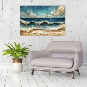 Tablou - Pictura mării (90x60 cm)