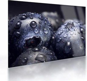 Tablou pe sticlă cu fructe cu picături de apă (70x50 cm)