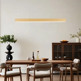 Brilagi - Lustră LED suspendată pe cablu SLEEKLINE LED/40W/230V 3000/4500/6000K, finisaj stejar