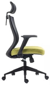 Scaun de birou Q328H negru/verde