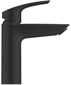 Baterie lavoar monocomanda Grohe Eurosmart fara ventil, marime M, negru mat