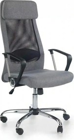 Scaun de birou ZOOM, negru/gri, stofa mesh/metal, 61x64x113/123 cm
