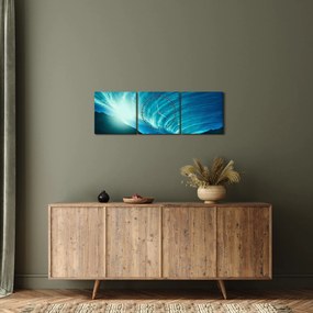 Tablou - Val din nori (cu ceas) (90x30 cm)