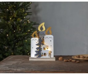 Decorațiune LED de Crăciun FAUNA 10xLED/0,03W/2xAA Eglo 411289