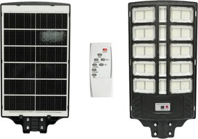 Lampa solara LED iluminat stradal 800W, 6500K, IP65 cu panou solar senzor de miscare telecomanda