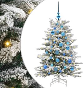 vidaXL Brad de Crăciun artificial cu ramuri articulare Alb 120 cm