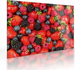 Tablou pe sticlă - Încărcătură de fructe (70x50 cm)