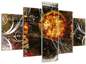 Tablou cu pictură epochală străveche (150x105 cm)