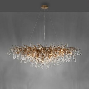 Lustra suspendata design magnific ICICLE alama antic, 75x150cm