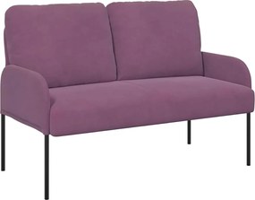 vidaXL Canapele cu pernă 110cm Violet placaj