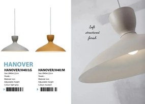 Lustra/Pendul metalic Hanover gri