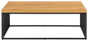 Măsuță de cafea în culoare naturală cu blat cu aspect de lemn de stejar 60x120 cm Strington – Actona