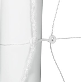 SPORTNOW Poartă de fotbal, plasă robustă, cadru din plastic, țăruși, 300L x 120B x 200H cm, Alb | Aosom Romania