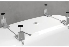 Pachet cada dreptunghiulara otel BetteForm 150x70cm, cu sifon Viega Simplex si picioare, 2941-000+B23-1500+285357