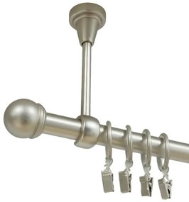 Galerie simpla prindere tavan todi max 19 mm crom mat (Alege marime: 360 cm)