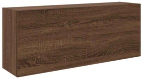 860109 vidaXL Dulap perete de baie, stejar maro, 100x25x40 cm, lemn prelucrat