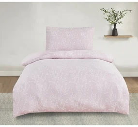 Lenjerie de pat din jacquard Alabama roz, 140 x200 cm, 70 x 90 cm