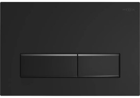 Buton de spălare Mexen Fenix 09, negru mat - 600903