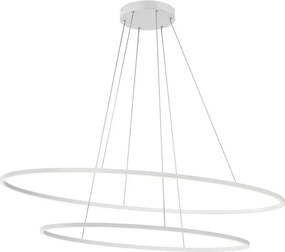 Redo 01-3342 - LEO lustră LED reglabilă pe cablu, 115W/230V, albă