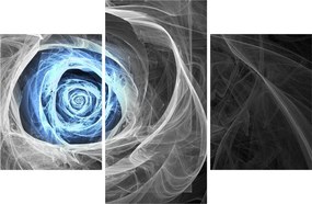 Tablou - Abstract Rose Blue (90x60 cm)