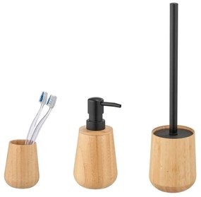 Set de accesorii de baie în culoare naturală din bambus Bamboo – Wenko