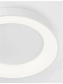 Plafoniera LED 3000K moderna 60cm RANDO THIN alba NVL-9353852
