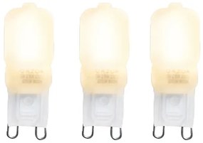 Set de 3 becuri LED G9 CUTE PC 2W 200lm 2700K