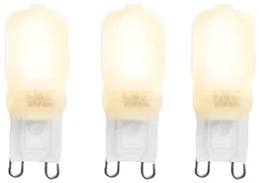 Set de 3 becuri LED G9 CUTE PC 2W 200lm 2700K