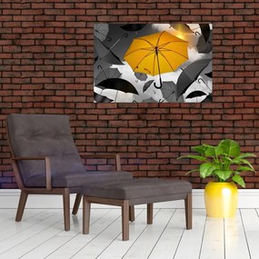 Tablou - Umbrelă galbenă (90x60 cm)