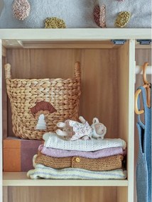 Coșuri de jucării pentru copii în culoare naturală 2 buc. din zambilă de apă ø 32x32 cm Agnes – Bloomingville Mini