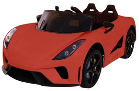 Masinuta Electrica cu acumulator pentru copii NOVOKIDS™ Famous Racer , Cu telecomanda, Melodii si lumini, 3-8 ani , Usi cu deschidere Butterfly ,