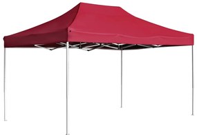 vidaXL Cort de petrecere pliabil profesional roșu vin 4,5x3 m aluminiu