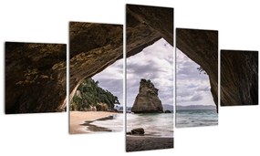 Tablou din peșteră, Noua Zeelanda (125x70 cm), în 40 de alte dimensiuni noi