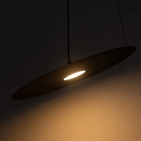 Lustră suspendată pe cablu PIATTO 1xGX53/15W/230V diametru 45 cm neagră