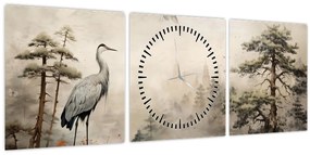 Tablou - Desen animat peisaj (cu ceas) (90x30 cm)