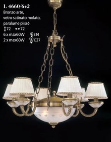 Candelabru din alama 6 brate design italian 4660