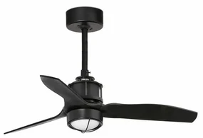 Lustra cu Ventilator si telecomanda JUST FAN XS LED negru