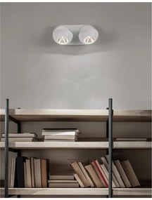 Aplica cu 2 spoturi LED directionabile Gon alb NVL-9105202