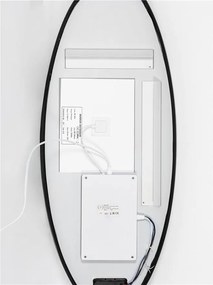 Oglinda cu iluminat LED pentru baie IP44 RILO 36x90cm