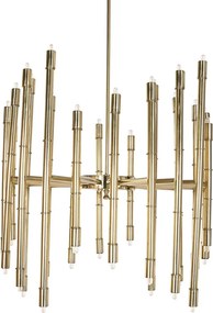 Candelabru din oțel, auriu, finisaj patinat, 158 x 74 cm, „Breteuil”